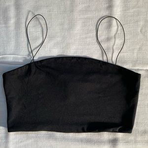 Salty Black Crop Top